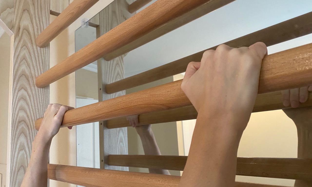 hangs hanging from Schroth bars